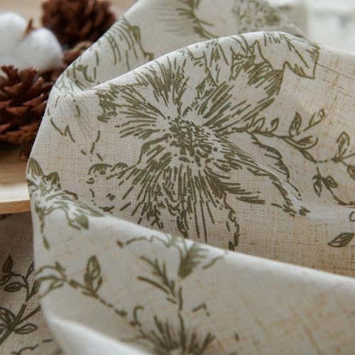 Vangao Floral Valances for Windows Alice Sage Green W50 X 16L 1 Panel - Image 7