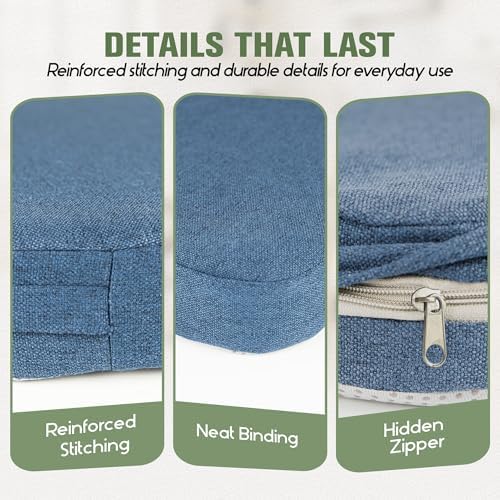 kingphenix Chair Cushions for Dining Chairs, 2.5 Inches Thick - Image 6