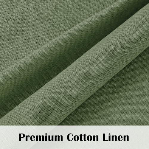 FRAMICS Farmhouse Cotton Linen Curtains - Image 4