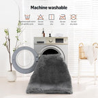 Amazon Basics Fluffy Washable Area Rug, Bedside Shaggy Carpet - Image 6