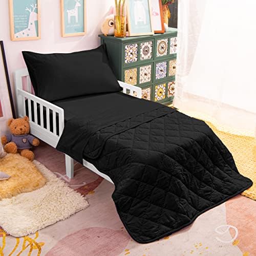 NTBAY Toddler Microfiber Bedding Set, 4 Piece - Image 5