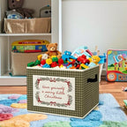 Vintage Christmas Nursery Storage Bins Box - Image 2