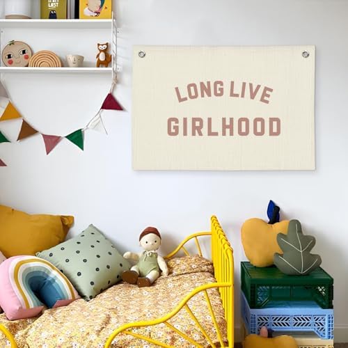 Long Live Girlhood Banner, Girls Baby Nursery Decor, Toddler Girl Room Decor - Image 5