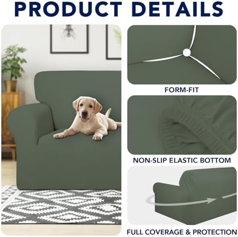 PureFit 100% Waterproof Chair Couch Cover Slipcovers - Image 3