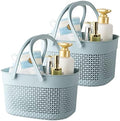rejomiik 2 Pack Plastic Shower Caddy Basket, Portable Organizer Storage Tote by rejomiik