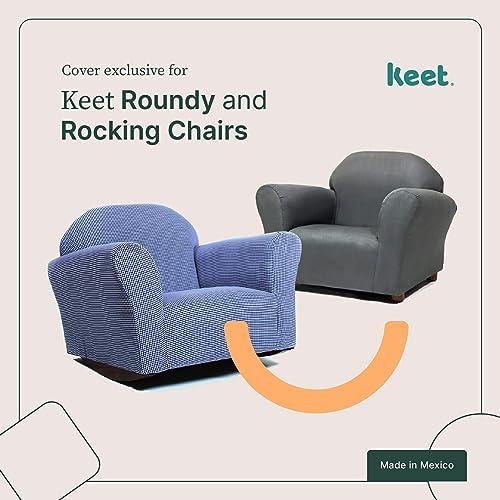Roundy Chair Slipcover for Kids Chairs – Soft Minky Polyester Replacement Cover - Image 6