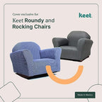 Roundy Chair Slipcover for Kids Chairs – Soft Minky Polyester Replacement Cover - Image 6
