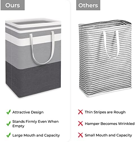 HomeHacks 2 Pack Laundry Baskets, Laundry Hampers Bags - Image 4