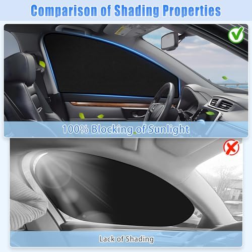 ZATOOTO Car Window Shades for Front Side Window Sun Shade for Privacy - Image 6