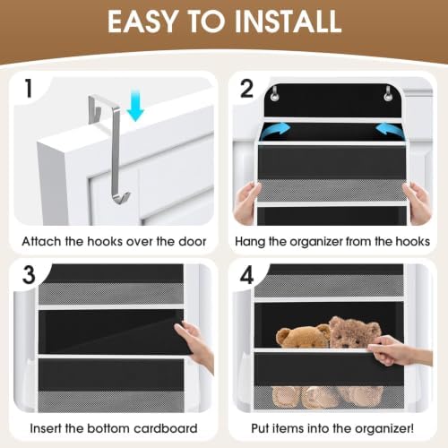 1Pack Over The Door Organizer Large Capacity Hanging Storage Room Organizer - Image 3