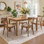 Floral Animal Rugs for Living Room 8x10, Low Pile Thin Washable Area Rug for - Image 4
