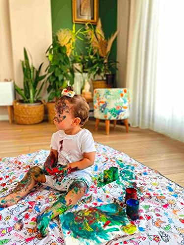 Waterproof High Chair Splat Mat – Machine Washable Floor & Table Protector - Image 2