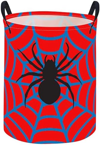 ESSME Laundry Basket, Spider Hamper Collapsible Canvas Waterproof Storage Bin by ESSME