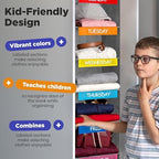 Handy Laundry Kids Hanging Closet Organizer 6-Shelf - Image 4