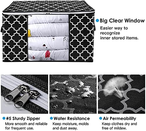 Storage Bags 100L 3Pack Clothes Organization and Storage Containers - Image 3