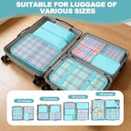 8/9 Set Packing Cubes for Travel, Suitcase Organizer Bags for Luggage - Image 6
