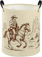 Kids Laundry Basket Cow Boy Hamper by DDBASKET