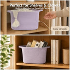 XUANGUO Woven Cotton Rope Storage Basket - Image 3