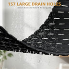 OTHWAY Non Slip Bathtub Mat, Soft TPE Black Shower Mat - Image 5
