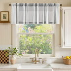 jinchan Linen Pencil Stripe Valances - Image 2