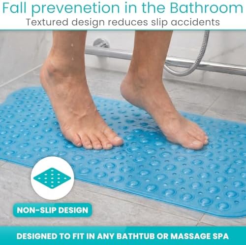 Vive Bathtub Mat for Bath & Shower Floors - Image 4