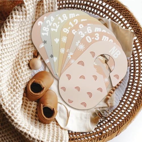 Baby Closet Divider, Baby Wardrobe Organizer, Double-Sided Minimalist Cute - Image 5