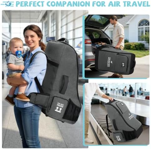 RAINSMORE Padded Car Seat Travel Bag - Image 3