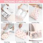 KPX 8 Set Packing Cubes for Travel, Luggage Packing Organizers Accessories - Image 4