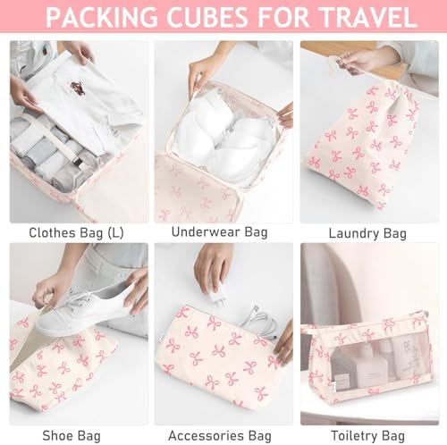 KPX 8 Set Packing Cubes for Travel, Luggage Packing Organizers Accessories - Image 4