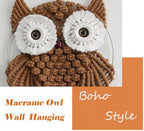 Achart Owl Macrame Wall Hanging-Hand Woven Boho Tapestry-Macrame Wall Decor - Image 4