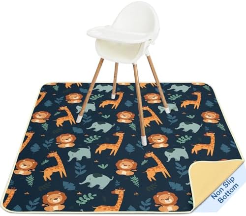 Basumee Splat Mat for Under High Chair, Waterproof & Mess-Proof Floor Mat by Basumee