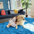 OLANLY 2x3 Machine Washable Small Bedside Rug, Soft Fluffy Shaggy Entryway - Image 5