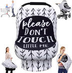 Metplus Baby Car Seat Cover, No Touch Sign Carseat Canopy & Nursing Covers by Metpus