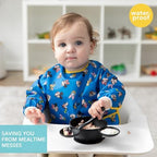 Bumkins Disney Sleeved Baby Bib – Long Sleeve Waterproof Fabric Feeding Smock - Image 2