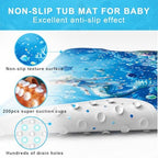 Bath Mat for Tub Non Slip Kids Bathtub Mat 40x16 Baby Bath Mat - Image 3
