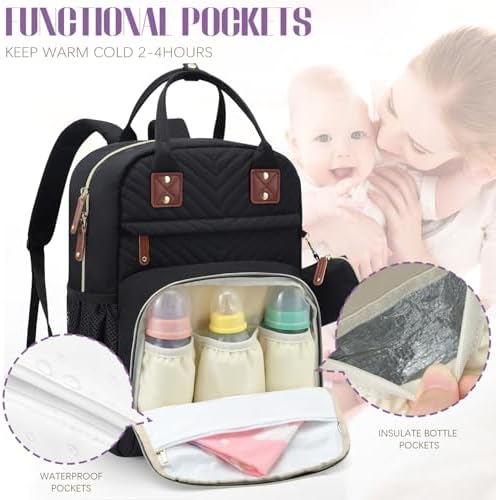 Tuwubi Diaper Bag Backpack, Baby Essentials - Image 4