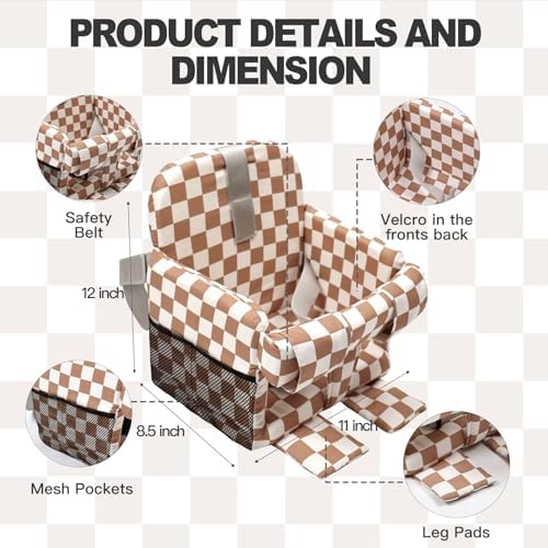 Shopping Cart Seat Cover for Baby, High Chair Cover for Restaurant Seat - Image 2
