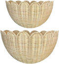 Scalloped Wall Basket by Unknown