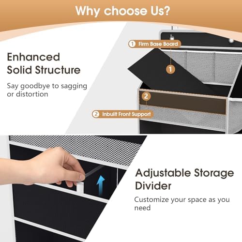 WISELIFE 5-Tier Over the Door Organizer - Image 5
