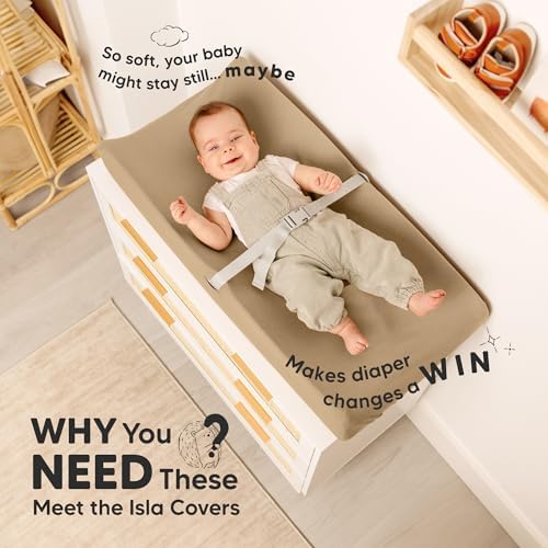 2-Pack Baby Changing Pad Cover for Girl - Image 2