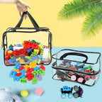 6 Pcs Widen XL Toy Storage Bags Waterproof Clear Toy Organizer - Image 6