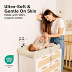 2-Pack Organic Changing Pad Covers - Image 3
