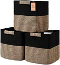 12 Inch Storage Cubes, 3 Pack Cube Storage Bins by Degeyoyo