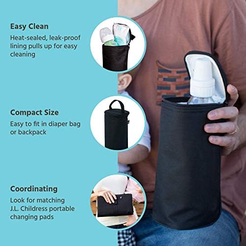 J.L. Childress Baby Bottle Bag, Breastmilk Cooler, Fits 1-2 Bottles - Image 2