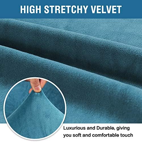 H.VERSAILTEX Stretch Velvet Loveseat Covers - Image 3