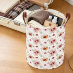 62L Vintage Rose Floral Laundry Hamper - Image 6