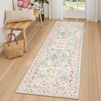 Lahome Boho Hallway Runner Rug 2x6, Washable Kitchen Bathroom Runner Rug by Lahome
