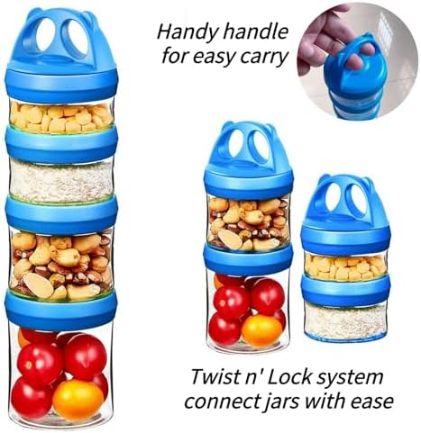 SELEWARE Stackable Snack Containers - Image 4