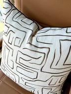 Abstract Line Art Print 20x20 Throw Pillow Cover - Image 4