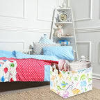 Rectangle Dinosaur Basket, Kids Toy Storage Bin, Storage Bins Organizer - Image 3